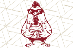 Valentine Chickens SVG | Valentines Day Cut File | Love Product Image 4