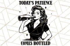 Retro Funny SVG | Sarcastic Woman | Snarky PNG Product Image 5