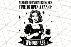 Retro Funny SVG | Sarcastic Woman | Snarky PNG Product Image 3