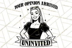 Retro Funny SVG | Sarcastic Woman | Snarky PNG Product Image 4