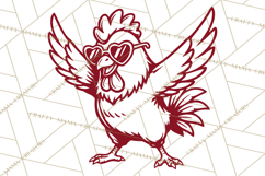 Valentine Chickens SVG | Valentines Day Cut File | Love Product Image 2
