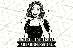 Retro Funny SVG | Sarcastic Woman | Snarky PNG Product Image 5