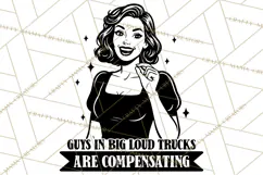 Retro Funny SVG | Sarcastic Woman | Snarky PNG Product Image 5