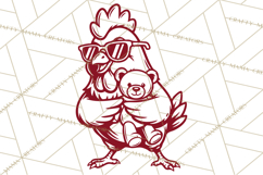 Valentine Chickens SVG | Valentines Day Cut File | Love Product Image 5