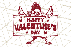 Valentine Chickens SVG | Valentines Day Cut File | Love Product Image 3