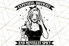 Retro Funny SVG | Sarcastic Woman | Snarky PNG Product Image 2