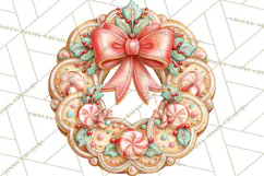 Gingerbread Christmas Accessories, Gingerbread Clipart PNG Product Image 3