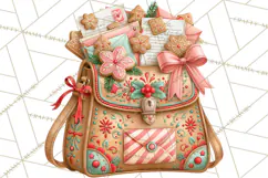 Gingerbread Christmas Accessories, Gingerbread Clipart PNG Product Image 4