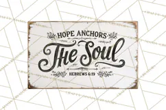 Christian Farmhouse Signs PNG, Faith Typography Bible Verse Product Image 4