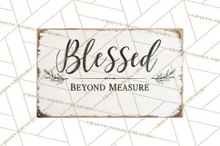 Christian Farmhouse Signs PNG, Faith Typography Bible Verse Product Image 5
