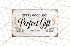 Christian Farmhouse Signs PNG, Faith Typography Bible Verse Product Image 4