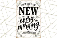 Christian Farmhouse Signs PNG, Faith Typography Bible Verse Product Image 2