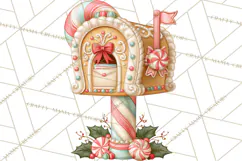 Gingerbread Christmas Accessories, Gingerbread Clipart PNG Product Image 3
