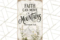 Christian Farmhouse Signs PNG, Faith Typography Bible Verse Product Image 4