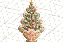 Gingerbread Christmas Accessories, Gingerbread Clipart PNG Product Image 4