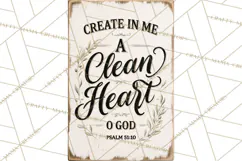 Christian Farmhouse Signs PNG, Faith Typography Bible Verse Product Image 2