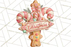 Gingerbread Christmas Accessories, Gingerbread Clipart PNG Product Image 2