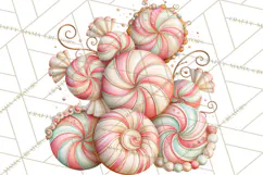 Gingerbread Christmas Accessories, Gingerbread Clipart PNG Product Image 5