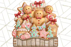 Gingerbread Christmas Accessories, Gingerbread Clipart PNG Product Image 3