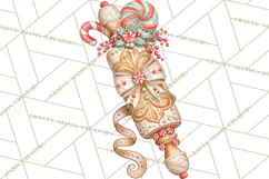 Gingerbread Christmas Accessories, Gingerbread Clipart PNG Product Image 2