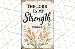 Christian Farmhouse Signs PNG, Faith Typography Bible Verse Product Image 3