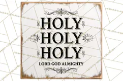 Christian Farmhouse Signs PNG, Faith Typography Bible Verse Product Image 4