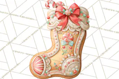 Gingerbread Christmas Accessories, Gingerbread Clipart PNG Product Image 4