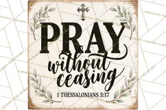 Christian Farmhouse Signs PNG, Faith Typography Bible Verse Product Image 5
