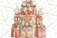 Gingerbread Christmas Accessories, Gingerbread Clipart PNG Product Image 5