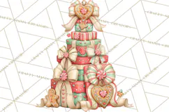 Gingerbread Christmas Accessories, Gingerbread Clipart PNG Product Image 4