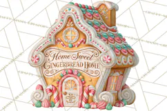 Gingerbread Christmas Accessories, Gingerbread Clipart PNG Product Image 4