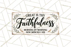 Christian Farmhouse Signs PNG, Faith Typography Bible Verse Product Image 4