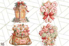 Gingerbread Christmas Accessories, Gingerbread Clipart PNG Product Image 1
