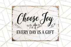 Christian Farmhouse Signs PNG, Faith Typography Bible Verse Product Image 4