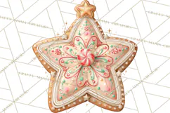 Gingerbread Christmas Accessories, Gingerbread Clipart PNG Product Image 5
