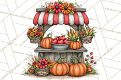 Halloween Farmhouse Signs & Decor Clipart, Halloween Png Product Image 3