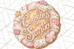 Gingerbread Christmas Signs, Gingerbread Clipart PNG Product Image 5