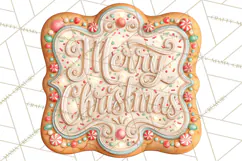 Gingerbread Christmas Signs, Gingerbread Clipart PNG Product Image 2