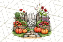 Halloween Farmhouse Signs & Decor Clipart, Halloween Png Product Image 3