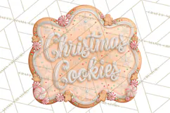 Gingerbread Christmas Signs, Gingerbread Clipart PNG Product Image 5