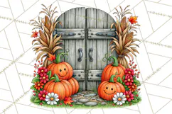 Halloween Farmhouse Signs & Decor Clipart, Halloween Png Product Image 2