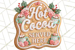 Gingerbread Christmas Signs, Gingerbread Clipart PNG Product Image 4