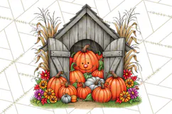 Halloween Farmhouse Signs & Decor Clipart, Halloween Png Product Image 2