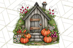 Halloween Farmhouse Signs & Decor Clipart, Halloween Png Product Image 5