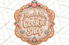 Gingerbread Christmas Signs, Gingerbread Clipart PNG Product Image 5