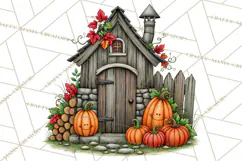 Halloween Farmhouse Signs & Decor Clipart, Halloween Png Product Image 2