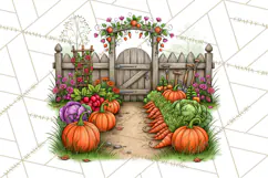 Halloween Farmhouse Signs & Decor Clipart, Halloween Png Product Image 3