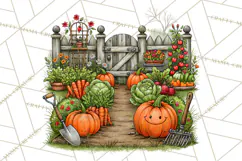 Halloween Farmhouse Signs & Decor Clipart, Halloween Png Product Image 4