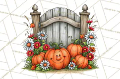 Halloween Farmhouse Signs & Decor Clipart, Halloween Png Product Image 4