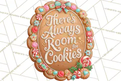 Gingerbread Christmas Signs, Gingerbread Clipart PNG Product Image 4